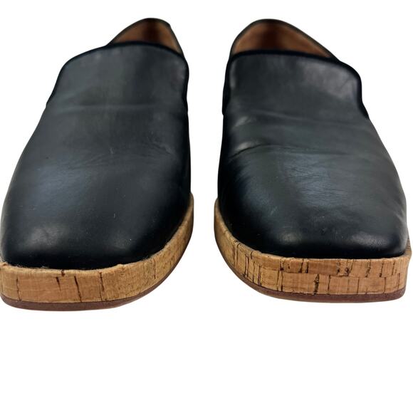 Sarto Clarissa Buttery Soft Black Leather Comfort Slip On Loafers Women's 10 - Picture 3 of 9